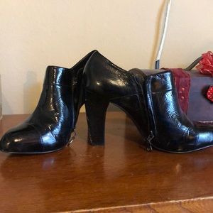 White House Black Market brand high heeled booties